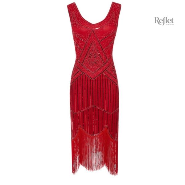 Robe d'inspiration années 30, silhouette flatteuse