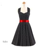 Robe vintage des années 50, style classique et élégant