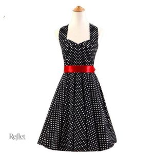 Robe vintage des années 50, style classique et élégant