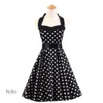Robe années 50, pin-up, coupe fluide et féminine