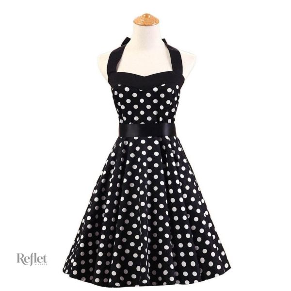 Robe années 50, pin-up, coupe fluide et féminine