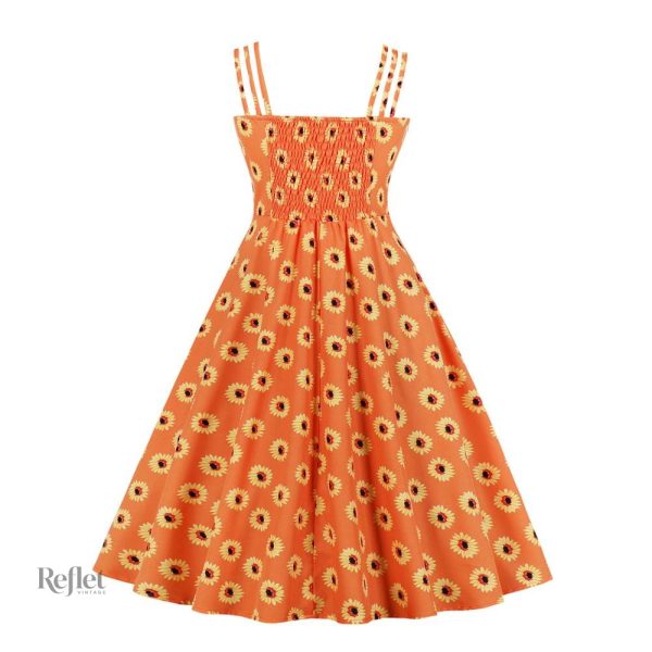 Robe d'été années 30, style vintage chic