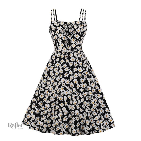 Robe d'été années 30, idéale pour événements estivaux