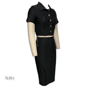 Robe droite colorée, design des années 60, mode vintage