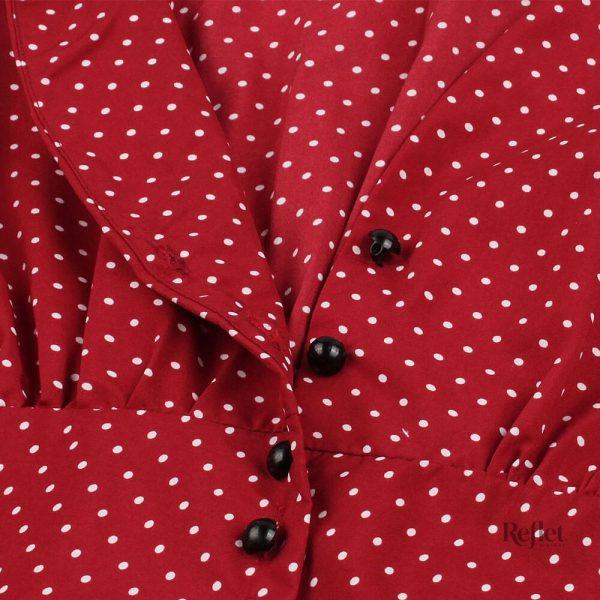 Robe d'école des années 30 en tissu léger
