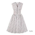 Robe années 30 avec motifs intemporels