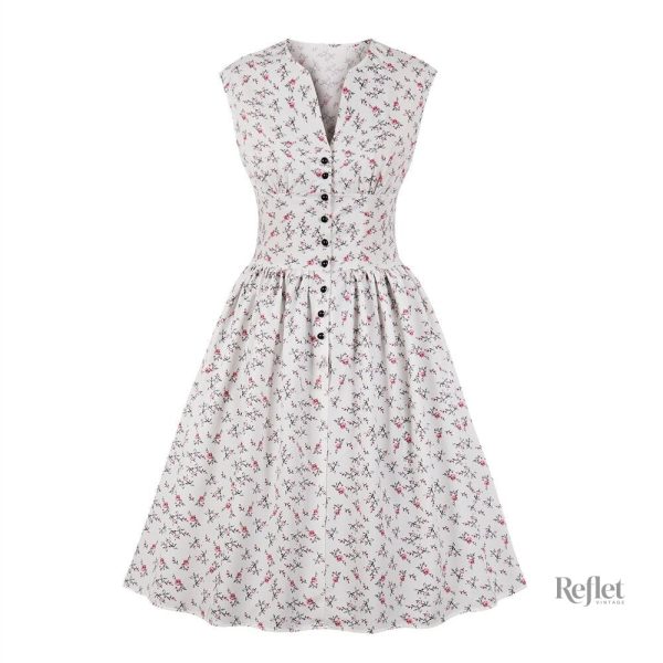 Robe années 30 avec motifs intemporels