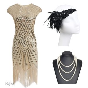 Robe femme style années 30 élégante et rétro