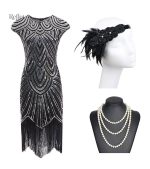 Robe années 30 en tissus légers et fluides