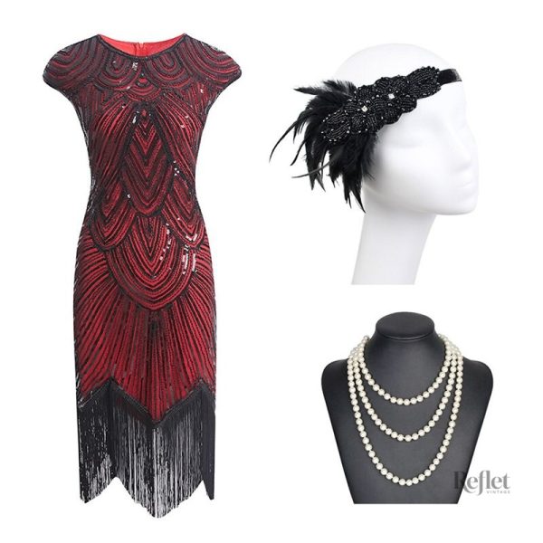 Robe de soirée années 30 pour look chic