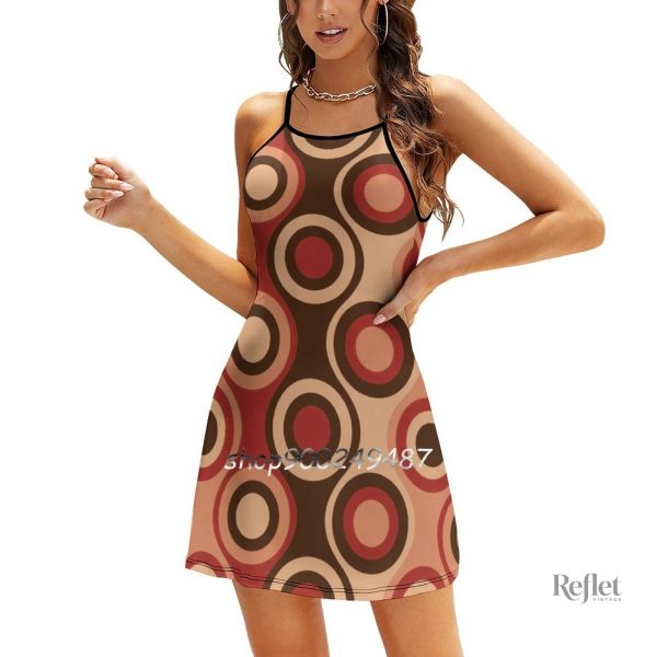 Robe rétro années 70, accent sur la mode iconique