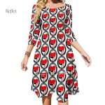 Robe vintage chic des années 70