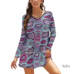 Robe hippie des années 70, coupe maxi tendance