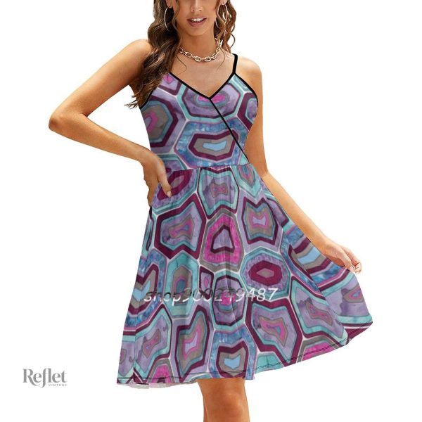 Robe années 70, design bohème et élégant