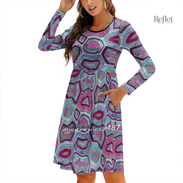 Robe 70's, influence disco et glamour