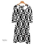 Robe vintage colorée inspirée des années 70