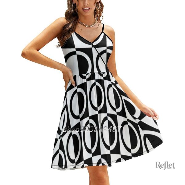 Robe style années 70, coupe fluide et décontractée