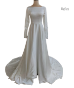 Robe mariage années 20 en style vintage élégant