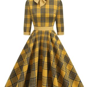 Robe mode année 60 au style rétro chic