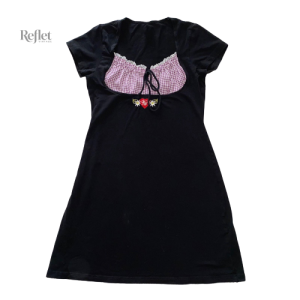 Robe noire vintage style années 50