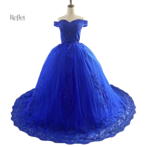 Robe princesse femme avec jupe ample et délicate