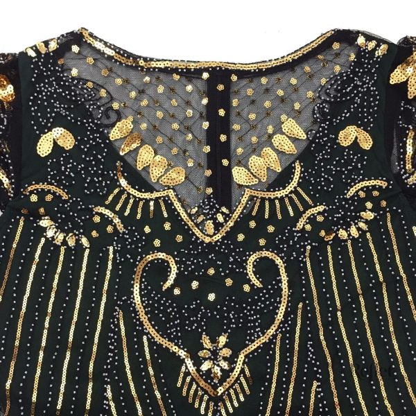 Robe vintage inspirée des années 20, style chic