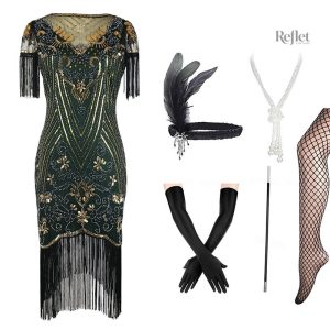 Robe année 20, look rétro et sophistiqué