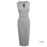 Robe rétro années 40, élégante et vintage, idéale pour soirées