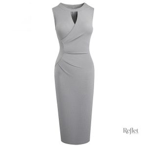 Robe rétro années 40, élégante et vintage, idéale pour soirées