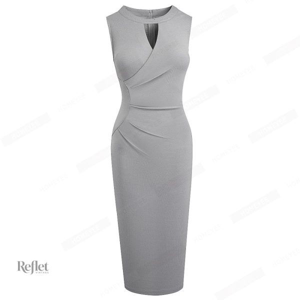 Robe vintage années 40, style classique et sophistiqué, plusieurs couleurs