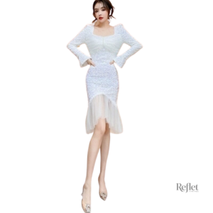 Robe à sequins rétro, inspirations des années 20