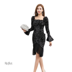 Robe soirée inspirée des années 20, esprit festif et vintage