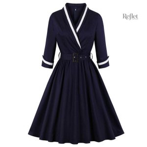 Robe style années 60 aux couleurs éclatantes