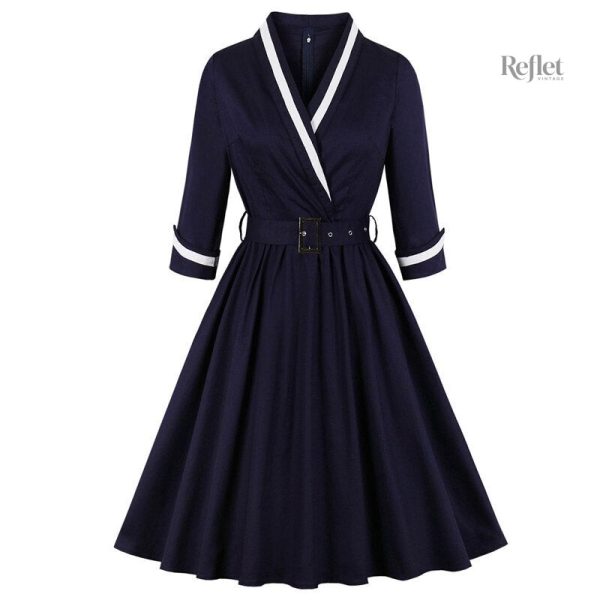Robe style années 60 aux couleurs éclatantes