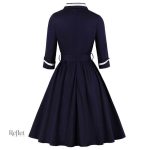 Robe de soirée rétro inspirée des années 60