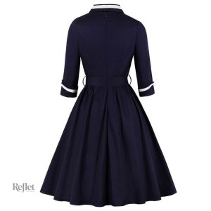 Robe de soirée rétro inspirée des années 60