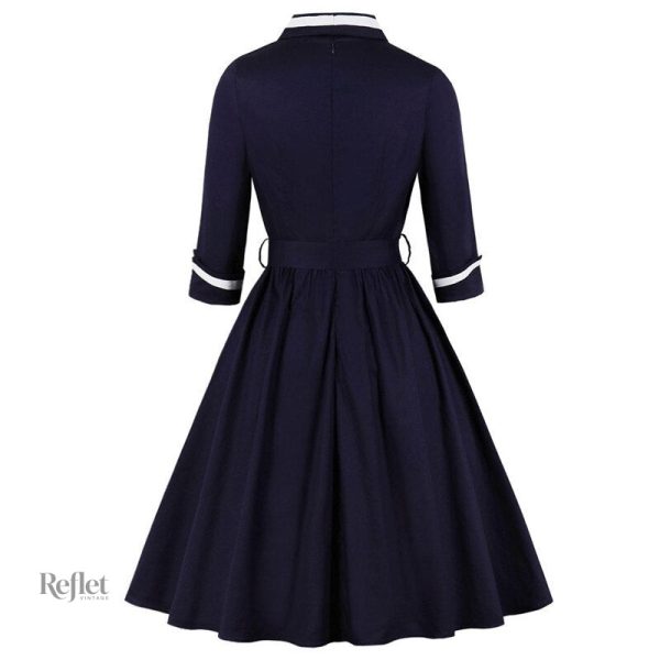 Robe de soirée rétro inspirée des années 60