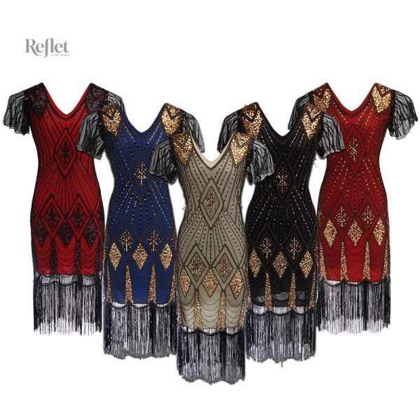 robes-type-annees-30-1 Robe vintage années 30, style élégant et rétro