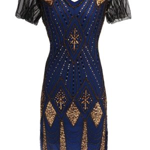 Robe classique années 30, coupe fluide et féminine