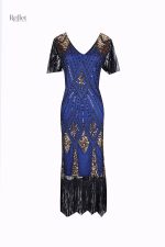 Robe d'inspiration années 30, look élégant et raffiné