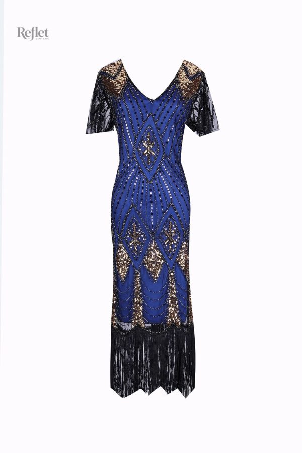 Robe d'inspiration années 30, look élégant et raffiné