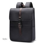Sac à dos cartable au style rétro avec finitions soignées