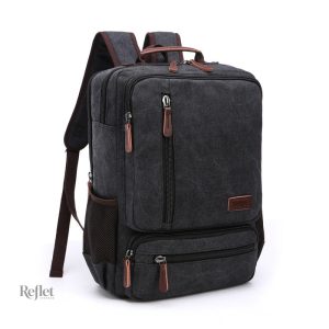Sac à dos élégant en cuir marron pour homme