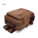 Style classique avec sac à dos en cuir marron