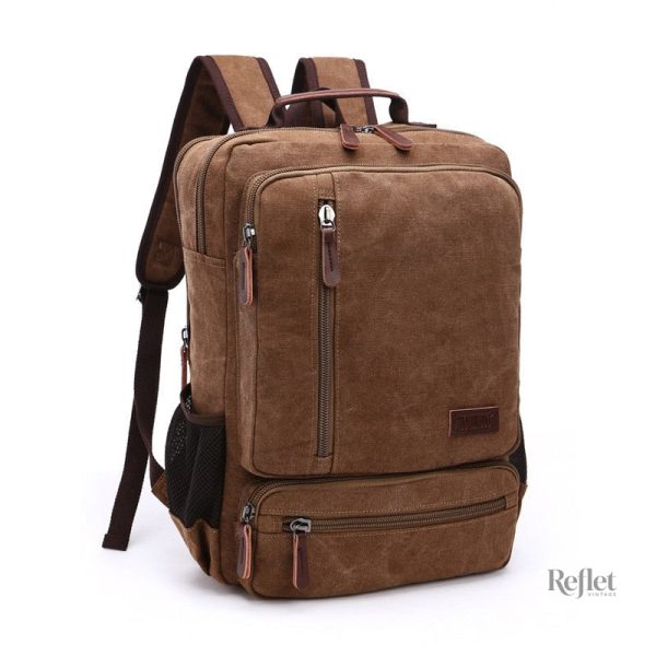 Sac à dos marron en cuir pour un style intemporel