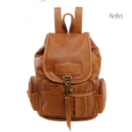 Design élégant de sac à dos en cuir rétro