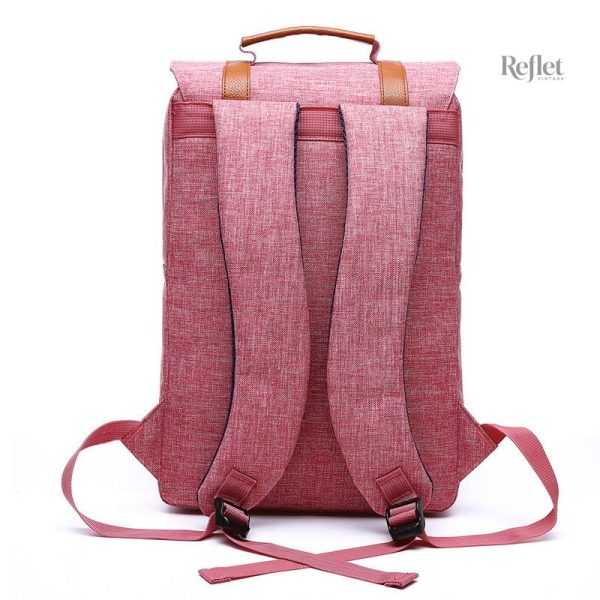 Élégant sac à dos écolier au design ancien