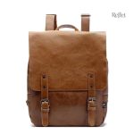 Sac à dos vintage en cuir véritable pour un style rétro