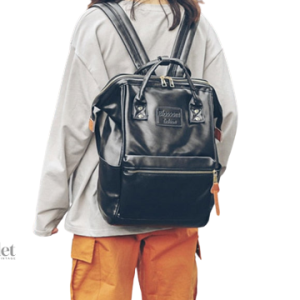 Sac à dos vintage pour femme, style cartable élégant