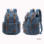Sac à dos style vintage en toile résistante
